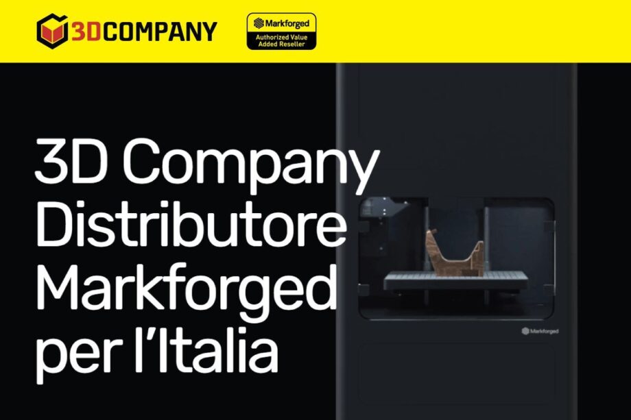 Nuovo sito 3D Company online - Le stampanti 3D Markforged per l'Italia